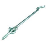 STABILIT Klinasti kavelj z ušesom (Dolžina: 100 mm, Pocinkano, Jeklo, 2 kos) | Shoptok.si