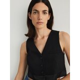 Reserved - Kratki prsluk - crno | shoptok.hr