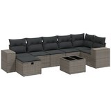  8-dijelni set vrtnih sofa od poliratana s jastucima svjetlosivi | shoptok.hr