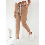DStreet Spodnie damskie MAFRA kamelowe | shoptok.hr