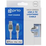 Prio Charge & Sync USB A na Lightning kabel MFi certificiran 2 m bijele boje Cijene