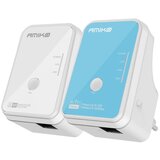 Amiko Mrežna strujna utičnica 500 Mbps, LAN / WiFi, set - PLN-502W, Bijela | Eponuda.ba