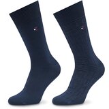 Tommy Hilfiger Set 2 parov moških visokih nogavic 701222634 Navy 002 | Shoptok.si