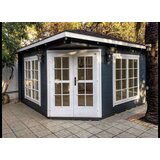 Male kuće Drvena vrtna kuća VICTORIA C 400 × 400 cm sa šindrom | shoptok.hr