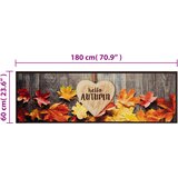  Kuhinjski tepih perivi s jesenskim uzorkom 60x180 cm baršunasti | shoptok.hr