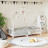 Maison Chic Otroški posteljni okvir - Otroški ležaj bel 80x160 cm trdna borovina-J2824, (21794300) | Shoptok.si