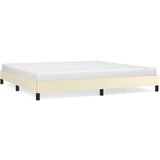 The Living Store Posteljni okvir krem 200x200 cm umetno usnje - Posteljni Okvir, (21531375) | Shoptok.si