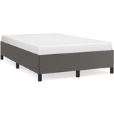 Maison Chic Posteljni okvir - Dvoposteljna postelja - Zakonska postelja brez vzmetnice siv 120x190 cn umetno usnje-J12398, (21762800) | Shoptok.si