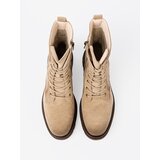 Shelvt Suede beige workers with solid tread | Shoptok.si