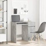 Pisalna miza betonsko siva 86x49x76 cm inženirski les