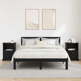  Noćni ormar 2 pcs Crni hrast 36 x 43 x 60 cm Konstruirano drvo | Eponuda.com