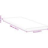  Jastučići za madrace Bijelo 70 x 200 cm | shoptok.hr