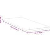  Nadvložek Bela 70 x 200 cm Jacquard tkanina, (5000202680) | Shoptok.si