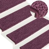  Prostirke za stepenice 30 kom 65x21x4 cm tamnoljubičaste pravokutne rubove | shoptok.hr