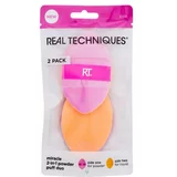 Real Techniques Miracle 2-In-1 Powder Puff Duo aplikator 2 kom