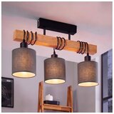 Brilagi Plafonski luster NUBILA 3xE27/60W/230V borovina/antracit | Eponuda.com