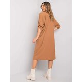 Italy Moda Dress-DHJ-SK-20148.20-camel | Shoptok.si