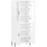  Visoka komoda bijela 69,5x34x180 cm konstruirano drvo | shoptok.hr