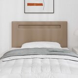 LED glava kreveta Boja cappuccina 100 cm Lažna koža | shoptok.hr