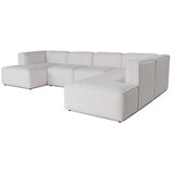 Atelier Del Sofa ugaona garnitura More Pars (M5 M1 M1 M2 M3) White Cene