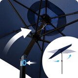 Plavi Vrtni Suncobran Plonos 300 cm | shoptok.hr