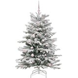  Umjetno božićno drvce s nogom Bijelo 150 cm PE i PVC | shoptok.hr