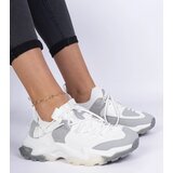 Gemre White women's sneakers with sock-like upper Milada | Shoptok.si