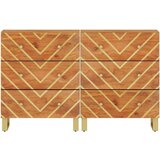  Bočni ormarići 2 kom smeđe-crni 60x33 5x75cm masivno drvo manga | shoptok.hr