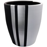 WALLXPERT decorative pot pietra 36 black grey Cene