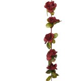  Božićni cvjetni vijenci 6 kom crvena boja vina 250 cm | shoptok.hr