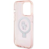  Original KARL LAGERFELD Hardcase maska za iPhone 15 Pro Max (Magsafe / Ringstand KC / pink) | shoptok.hr