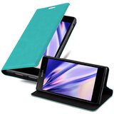 Cadorabo Ohišje, združljivo z Sony Xperia Z1 v bencinsko turkizna - Zaščitni ovitek z magnetnim zapiranjem, stoječo funkcijo in režo za kartice, (20549340) | Shoptok.si
