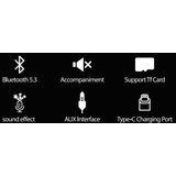  SPK-L2 ** Bluetooth zvucnik RGB, 10W, 1800mAh, microSD, AUX + mikrofon 500mAh (1360) | ePonuda.com