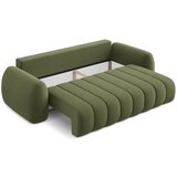 Makamii Zelena sklopiva/s prostorom za odlaganje sofa od bouclé tkanine 266 cm Pele – | shoptok.hr