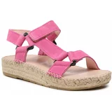 Manebi Espadrile Suede Hiking Sandals R 3.6 JH Bold Pink