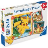 Ravensburger Pokemon Puzzle 3x49 Dijelova | shoptok.hr