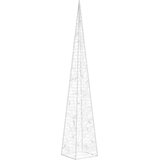  Akrilni ukrasni stožac s LED svjetlima plavi 60 cm | shoptok.hr