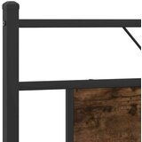 Metalni okvir kreveta bez madraca boja hrasta 183x213 cm | shoptok.hr