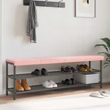  Jastučić za klupu 4 kom. Sherpa Tkanina Ružičasta Dubina 35 cm | shoptok.hr