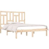  Posteljni okvir iz trdne borovine 200x200 cm, (20708127) | Shoptok.si