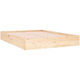  Posteljni okvir iz trdnega lesa 135x190 cm, (20684842) | Shoptok.si