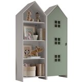 Vipack Bijela/zelena otvorena dječja garderoba 115x171,5 cm CASAMI BRUGES – Cijene