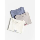 Reserved Pamučna majica 3 kom - bež | shoptok.hr