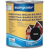 SWINGCOLOR ZAŠČITNA BARVA ZA LES, ČRNA (750 ml, na vodni osnovi, zelo elastična, pokrivna, visoko odporna proti vremenskim vplivom) Cene