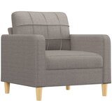  4-dijelni set sofa s jastucima smeđesivi od tkanine | shoptok.hr