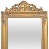  Samostojeće zidno ogledalo u baroknom stilu 160 x 40 cm zlatno | Eponuda.com