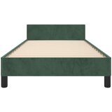  Okvir za krevet s uzglavljem tamnozeleni 100x200 cm baršunasti | shoptok.hr