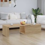  Stolić za kavu boja hrasta sonome 150 x 50 x 35 cm od iverice Cijene