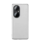 Onasi ultra tanek silikonski ovitek za huawei P50 pro - prozoren Cene