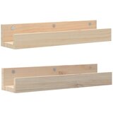  Zidne police 2 kom 50 x 12 x 9 cm od masivne borovine | Eponuda.ba